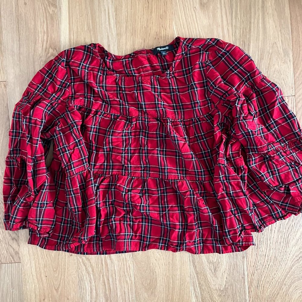 Women's madewell cropped blouse